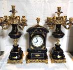Pendule de cheminée Limoges 2 bougeoirs😍👀🤗👌, Antiquités & Art, Antiquités | Horloges, Enlèvement ou Envoi
