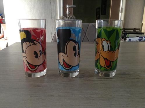 Disney verschillende drinkglazen (16 cm) (Nieuw), Verzamelen, Disney, Nieuw, Overige typen, Mickey Mouse, Ophalen of Verzenden