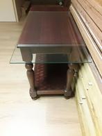 Tafel, Huis en Inrichting, Tafels | Salontafels, Ophalen, Zo goed als nieuw, Glas