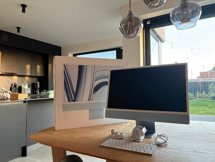 Apple iMac 24" M3 16GB/512GB (Met garantie - 1 jaar oud), Computers en Software, Apple Desktops, Zo goed als nieuw, iMac, 16 GB