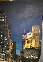 Acrylique sur toile hyper réalisme The Crysler Building NY, Antiquités & Art