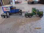 Matchbox trailer met oldtimer, Ophalen of Verzenden, Gebruikt, Overige typen, Matchbox