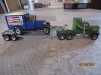 Matchbox trailer met oldtimer, Overige typen, Gebruikt, Matchbox, Ophalen of Verzenden