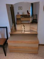 Te koop: kaptafel en bedhoofdeinde in zeer goede staat, Ophalen, Gebruikt