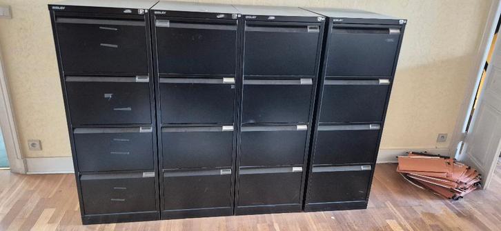 Classeurs métalliques 4 tiroirs de la marque Bisley, Huis en Inrichting, Kasten | Lockerkasten, Gebruikt, Ophalen