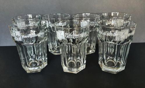 7 Bierglazen voor Hoegaarden, Huis en Inrichting, Keuken | Servies, Zo goed als nieuw, Glas of Glazen, Glas, Ophalen of Verzenden