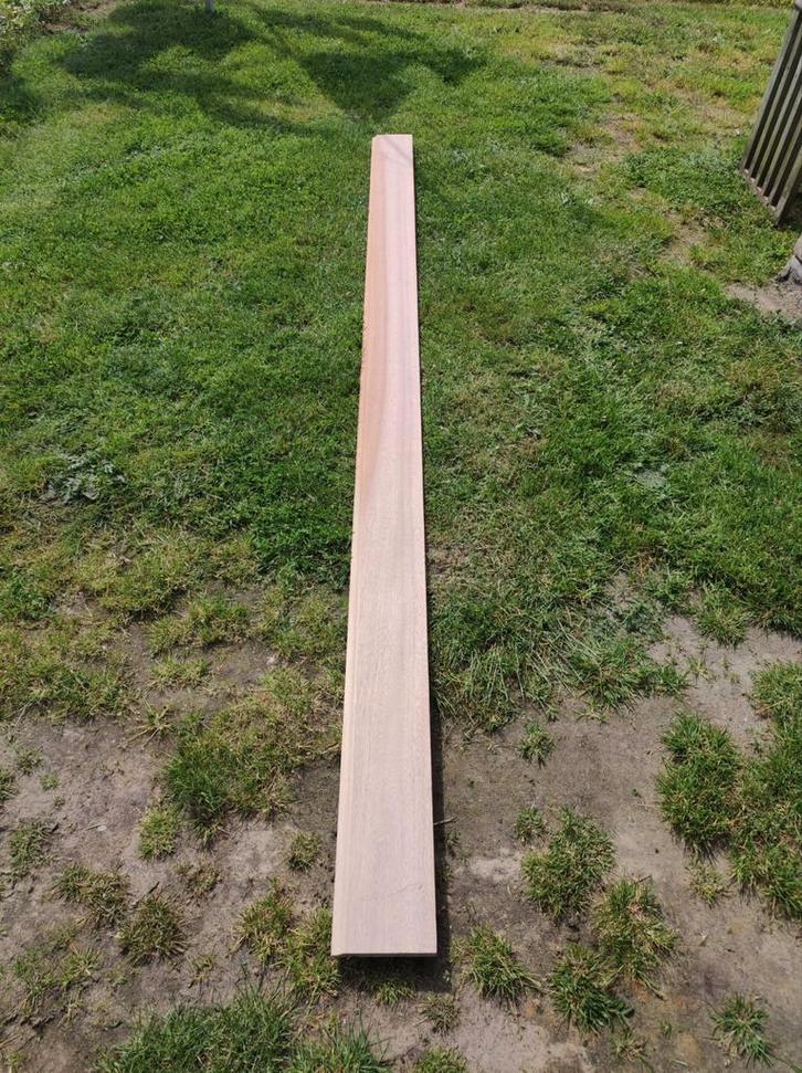 Boenselplank / stormplank meranti, Doe-het-zelf en Bouw, Hout en Planken, Nieuw, Ophalen