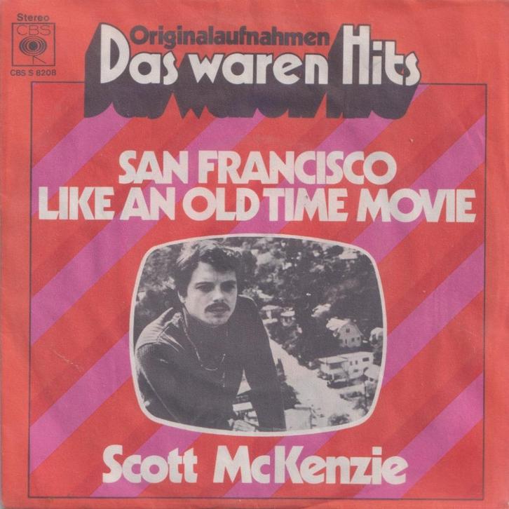 Scott McKenzie - San Francisco / Like an old time movie, Cd's en Dvd's, Vinyl Singles, Gebruikt, Single, Pop, 7 inch, Ophalen of Verzenden