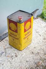 Ancien grand bidon d'huile Shell Voltol vintage Gleitoel II, Verzamelen, Ophalen, Gebruikt