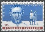 Rwanda 1966 - Yvert 134 - Werelddag tegen lepra (PF), Postzegels en Munten, Verzenden, Postfris
