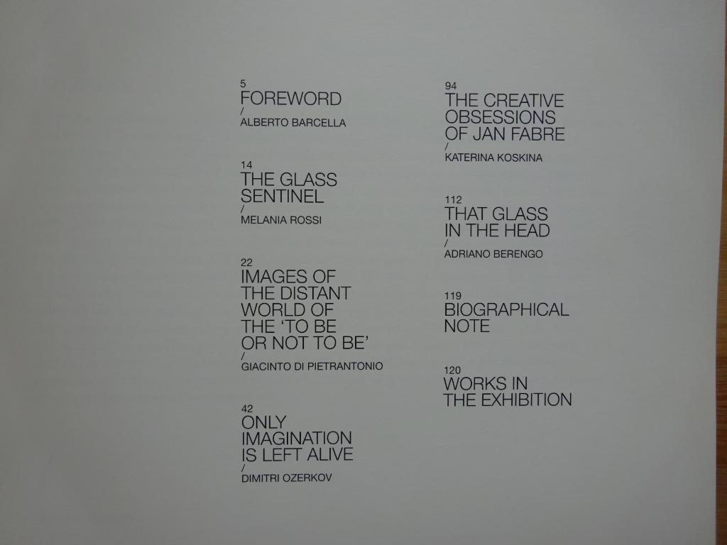 Jan Fabre 2017 Glass and Bone sculptures 1977-2017 - Biennal, Ophalen of Verzenden, Nieuw, Beeldhouwkunst