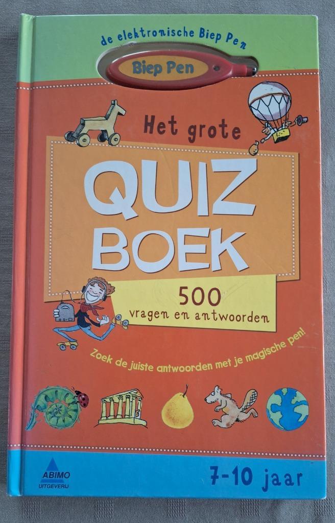 Het grote QUIZ boek, Boeken, Kinderboeken | Jeugd | onder 10 jaar, Zo goed als nieuw, Non-fictie, Ophalen of Verzenden