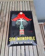Spa monopole reclame, Reclamebord, Gebruikt, Ophalen of Verzenden