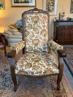 Deux fauteuils Voltaire anciens, Maison & Meubles, Fauteuils, Enlèvement, Utilisé
