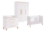 Transland 3-delige babykamer (bed + commode + kast 3 deuren), Kinderen en Baby's, Kinderkamer | Complete kinderkamers, Ophalen