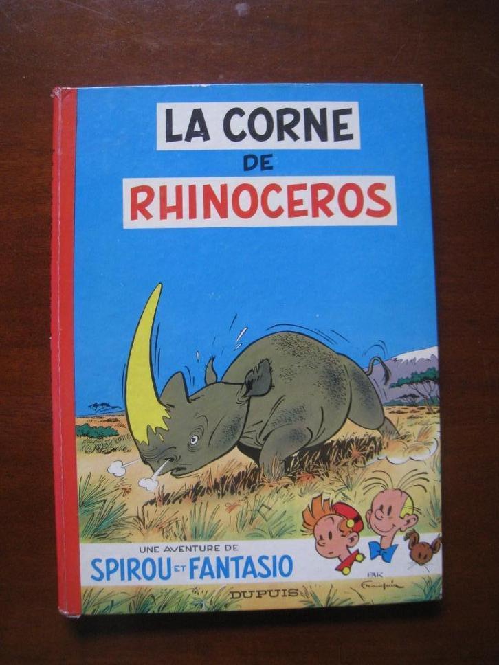 Comics Franquin Spirou 1970 Hoorn van Rhinoceros Dupuis, Boeken, Stripverhalen, Gelezen, Eén stripboek, Verzenden
