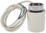 Nieuwe CALEFFI 656112 elektrothermische ventielkop, 230Vac, Ophalen of Verzenden, Nieuw, Radiator