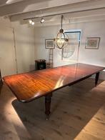 Grote antieke Engelse mahonie eetkamertafel, Antiek en Kunst, Ophalen of Verzenden