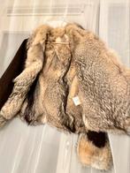 Italians echt Bont Fur jas maat S model Caban  Velutto, Nieuw, Ophalen of Verzenden, Bruin, Italians
