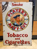 Players Navy Cut Tobacco emaille reclamebord, Verzamelen, Ophalen of Verzenden, Gebruikt, Reclamebord