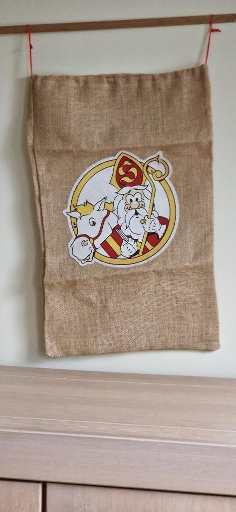 Sinterklaas jute zak, Divers, Saint-Nicolas, Utilisé, Enlèvement