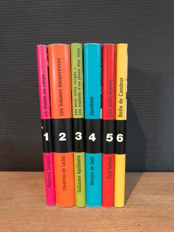 Lot de 6 romans - Les classiques de l'érotisme  beschikbaar voor biedingen