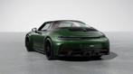 Porsche 992 Targa 4 GTS Oakgreen/Brown leather Lift Burmeste, Auto's, 4 zetels, Gebruikt, Cabriolet, Leder