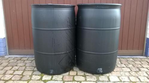 Récupérateur d'eau de pluie 220 litres, Jardin & Terrasse, Barils de pluie, Comme neuf, Synthétique, 150 litres ou plus, Enlèvement