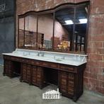 Jaren ’30 barbiermeubel | Dubbele kapperskast, Ophalen of Verzenden, Zo goed als nieuw