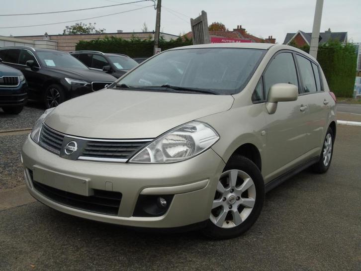 Nissan Tiida 1.6i Benzine * 07/2009 *Digitale Airco *Euro 4, Auto's, Nissan, Bedrijf, Te koop, ABS, Adaptieve lichten, Airbags