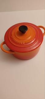 Le creuset Mini cocotte, Huis en Inrichting, Keuken | Potten en Pannen, Ophalen of Verzenden, Zo goed als nieuw