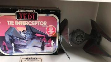 Vintage Tie Interceptor uit Star Wars beschikbaar voor biedingen