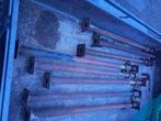 Schoren; stippen,stutten,stempels 1m40 1m50 ingeschoven, Doe-het-zelf en Bouw, Steigers, Ophalen, Gebruikt, Overige typen, Minder dan 2 meter