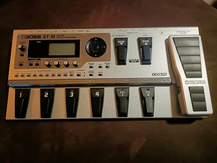 Boss GT-10 Multi Effect pedallboard, Muziek en Instrumenten, Effecten, Gebruikt, Chorus, Reverb, Multi-effect, Ophalen of Verzenden