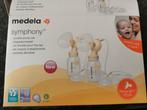 Medela symphony - set double pour tire-lait (large), Kinderen en Baby's, Babyvoeding en Toebehoren, Zo goed als nieuw, Borstkolf