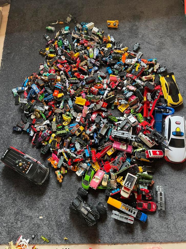 Grote verzameling speelgoedauto, Kinderen en Baby's, Speelgoed |Speelgoedvoertuigen, Gebruikt, Ophalen