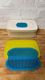 Tupperware stapelschalen + snijplank set, Ophalen of Verzenden