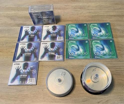 CD-RXG AUDIO 74 + CD's + DVD's, Computers en Software, Beschrijfbare discs, Nieuw, Cd, Herschrijfbaar, Ophalen of Verzenden