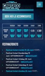 2 tickets graspop 2025 donderdag 19 juni, Drie personen of meer