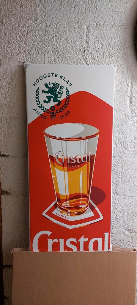 Email nieuw bord Cristal Alken, Verzamelen, Merken en Reclamevoorwerpen, Ophalen of Verzenden
