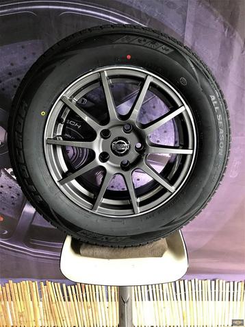 16 inch 5x114,3 Nissan Qashqai Velgen Nieuw + 4Season Banden beschikbaar voor biedingen