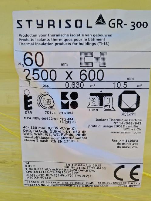 Isolatie 6cm, Doe-het-zelf en Bouw, Isolatie en Afdichting, Nieuw, Vloerisolatie, Muurisolatie, Dakisolatie, Overige materialen