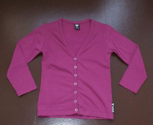 WILD paarse cardigan (maat 98/104), Kinderen en Baby's, Kinderkleding | Maat 104, Zo goed als nieuw, Meisje, Trui of Vest, Ophalen of Verzenden