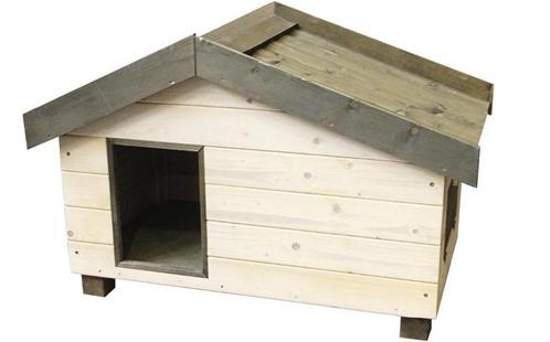 hondenhok hout, Dieren en Toebehoren, Hondenhokken, Gebruikt, Hondenhok, Ophalen