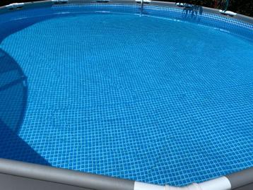 rond Intex zwembad met frame ø430 +pomp en glasfilter
