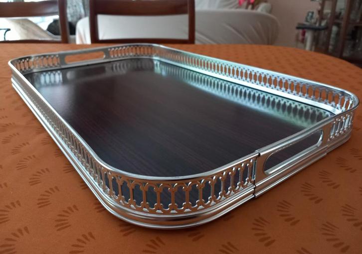 Metalli Brevettati Italiaans vintage serveerblad, Huis en Inrichting, Woonaccessoires | Dienbladen, Zo goed als nieuw, Ophalen of Verzenden