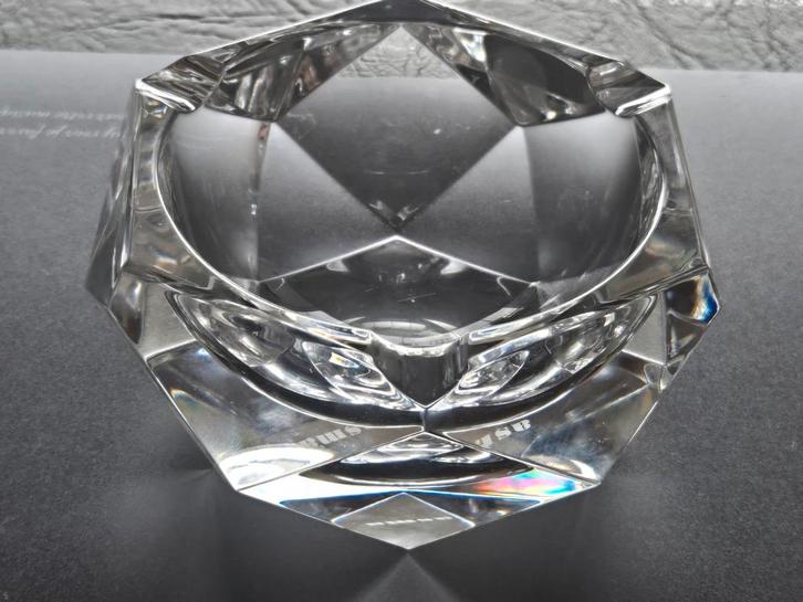 Prachtige zes hoekige in kubiek uitvoering kristal tweemaal, Antiek en Kunst, Antiek | Glaswerk en Kristal, Ophalen of Verzenden