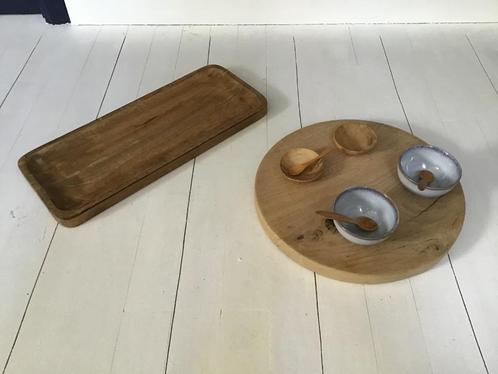 Plateaux apéritif en Chêne, Huis en Inrichting, Woonaccessoires | Dienbladen, Gebruikt, Hout, Ophalen