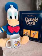 Donald Duck collectie boek, grote knuffel en kopje, Verzamelen, Ophalen of Verzenden, Donald Duck, Zo goed als nieuw, Knuffel