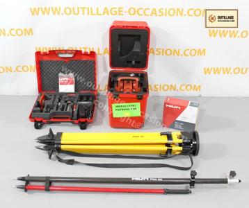 Station totale robotisée HILTI POS 180 (étalonnée) + PLC 400 disponible aux enchères